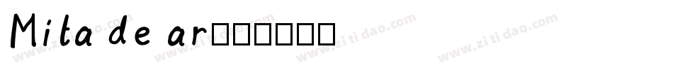 Mita de ar字体转换